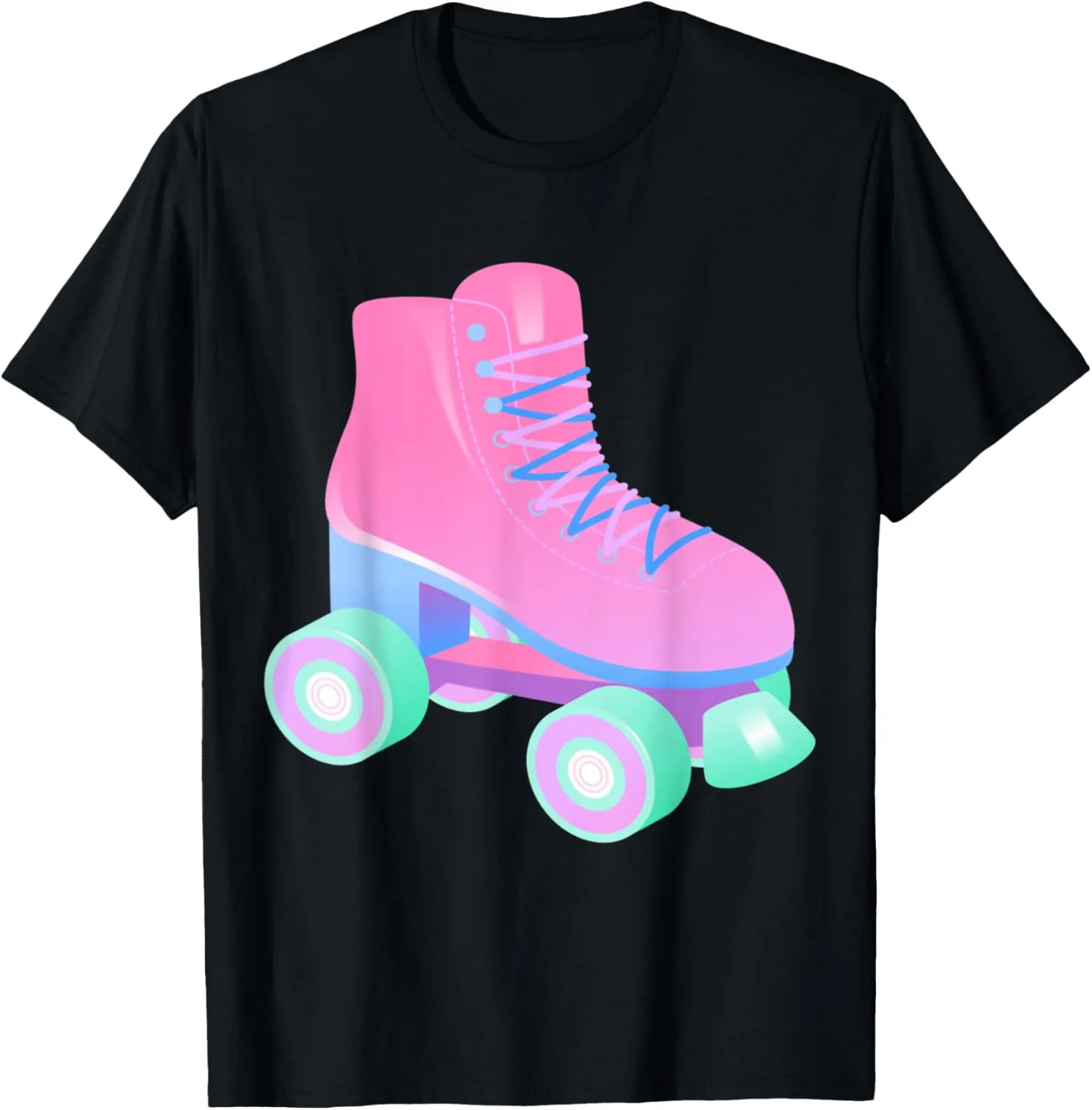 Funny Pink Skate Girls Bachelorette Party Idea T-Shirt