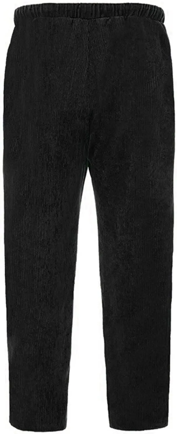 FZVYD Hippie Patchwork Pants Mens Casual Elastic Drawstring Cargo Pants Lightweight Relaxed Fit Cotton Workout Sweatpants