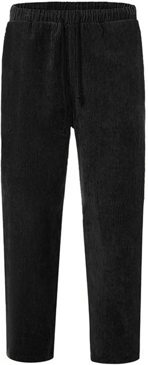 FZVYD Hippie Patchwork Pants Mens Casual Elastic Drawstring Cargo Pants Lightweight Relaxed Fit Cotton Workout Sweatpants
