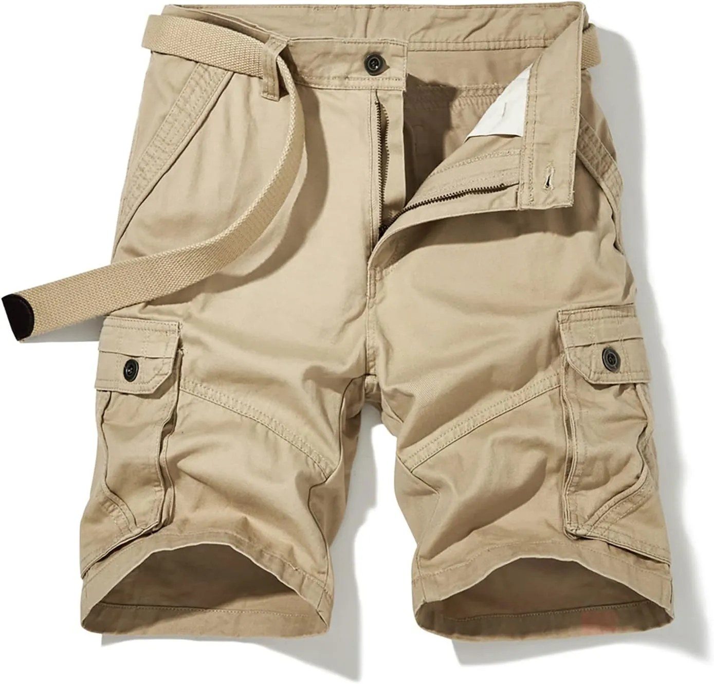 FZVYD Orange Pants Men Mens Casual Elastic Drawstring Cargo Pants Lightweight Relaxed Fit Cotton Workout Sweatpants 2023
