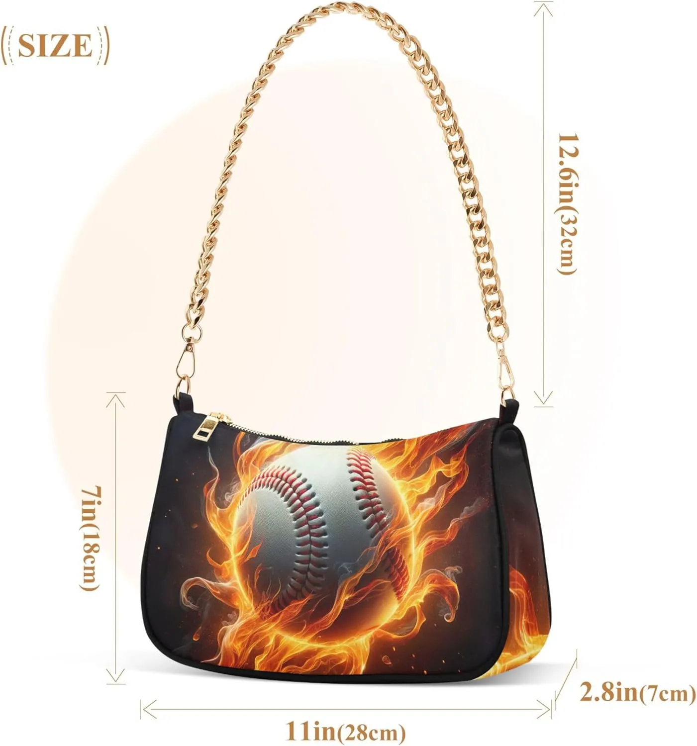 Game Controller Monster Face Medium Purse Hobo Party Purses Womens Ladies Handbags Chain Cute Shoulder Bag