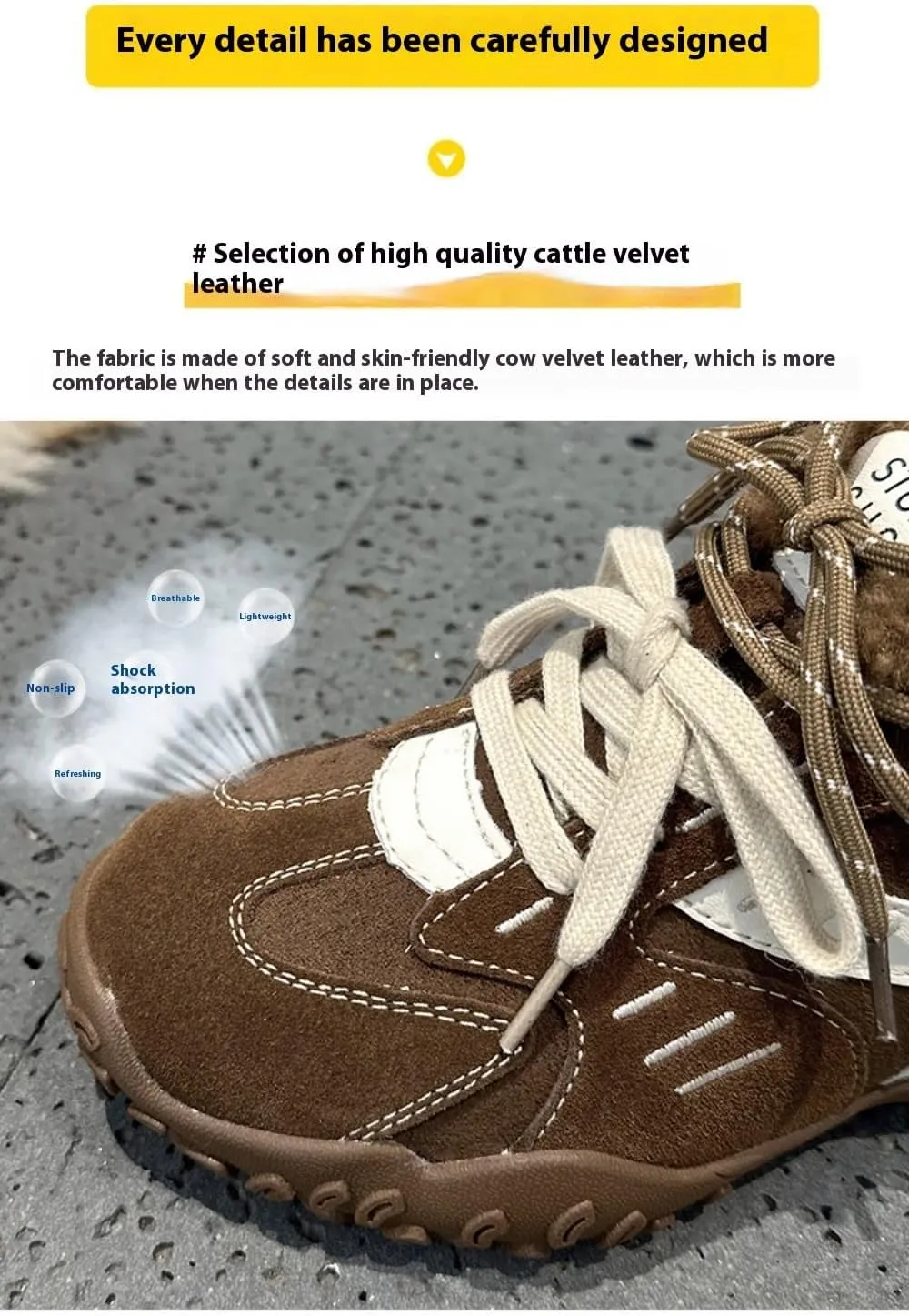 Geerta Cutecore Shoes Fur Lined Fluffy Sneakers Wide Toes Y2K Retro Kawaii Casual Warm Comfortable Chunky Platform for Women Trendy Preppy Back to School Gift for Girls Granddaughter