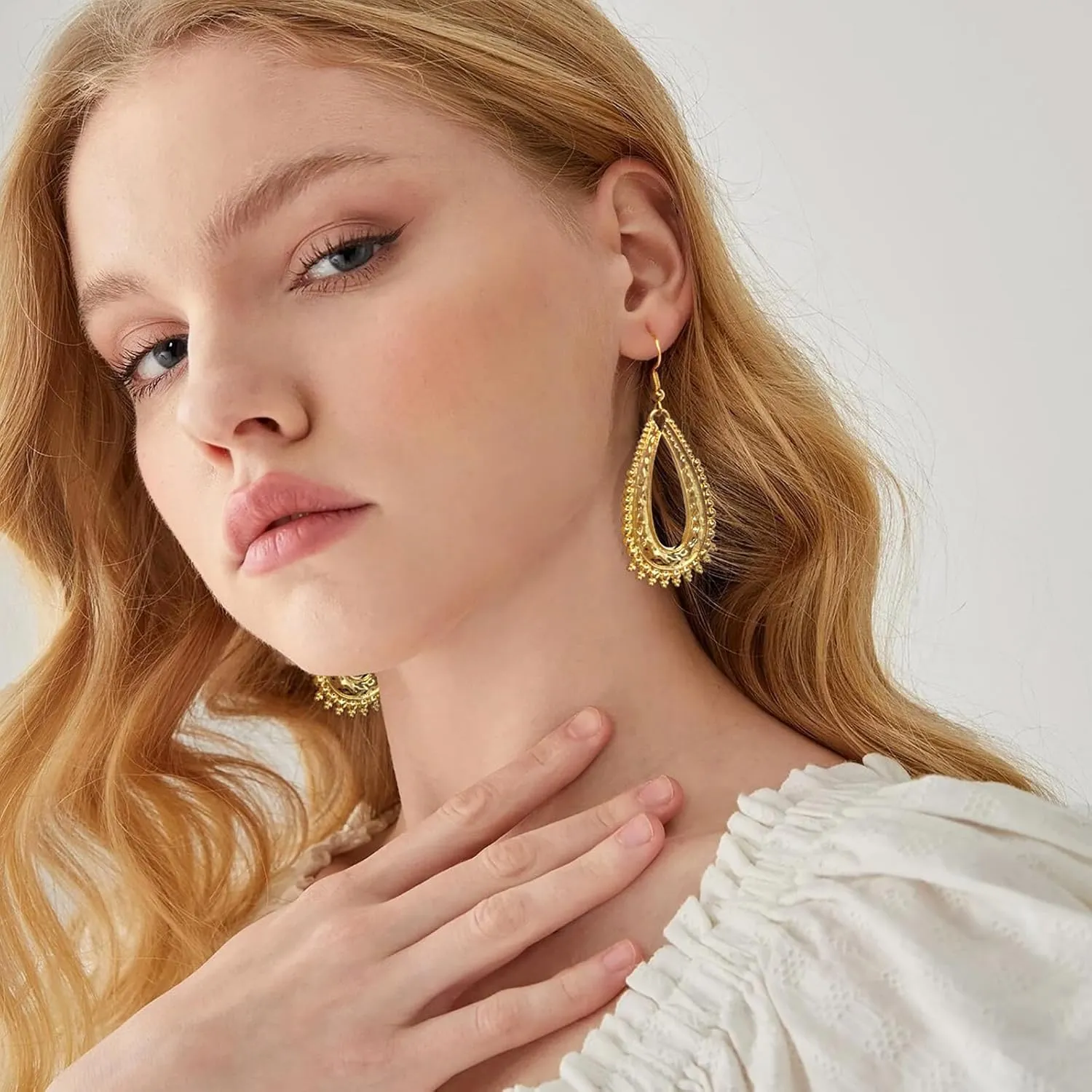 Geometric Drop Dangle Earrings for Women Retro Statement Boho Earrings Multiple Styles Fashion Jewelry