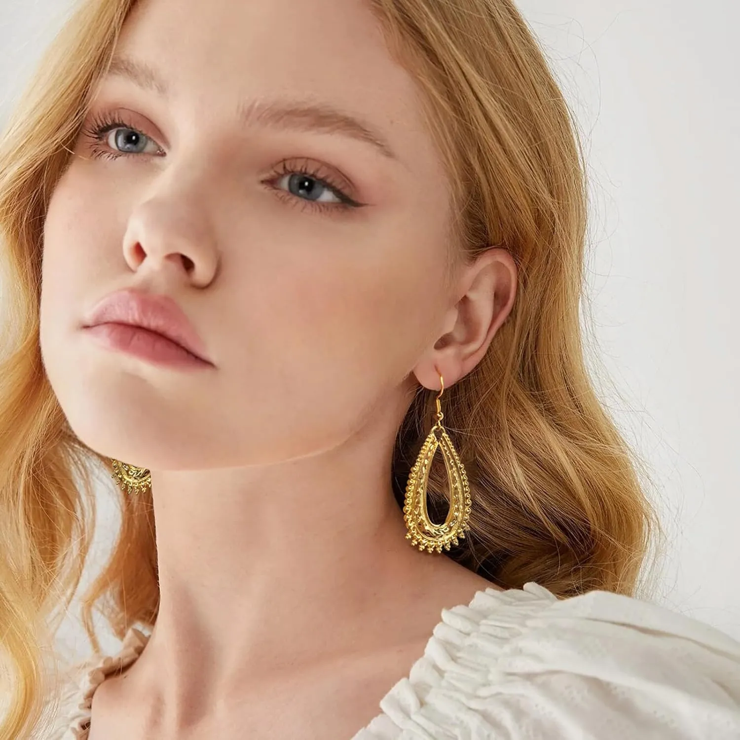 Geometric Drop Dangle Earrings for Women Retro Statement Boho Earrings Multiple Styles Fashion Jewelry