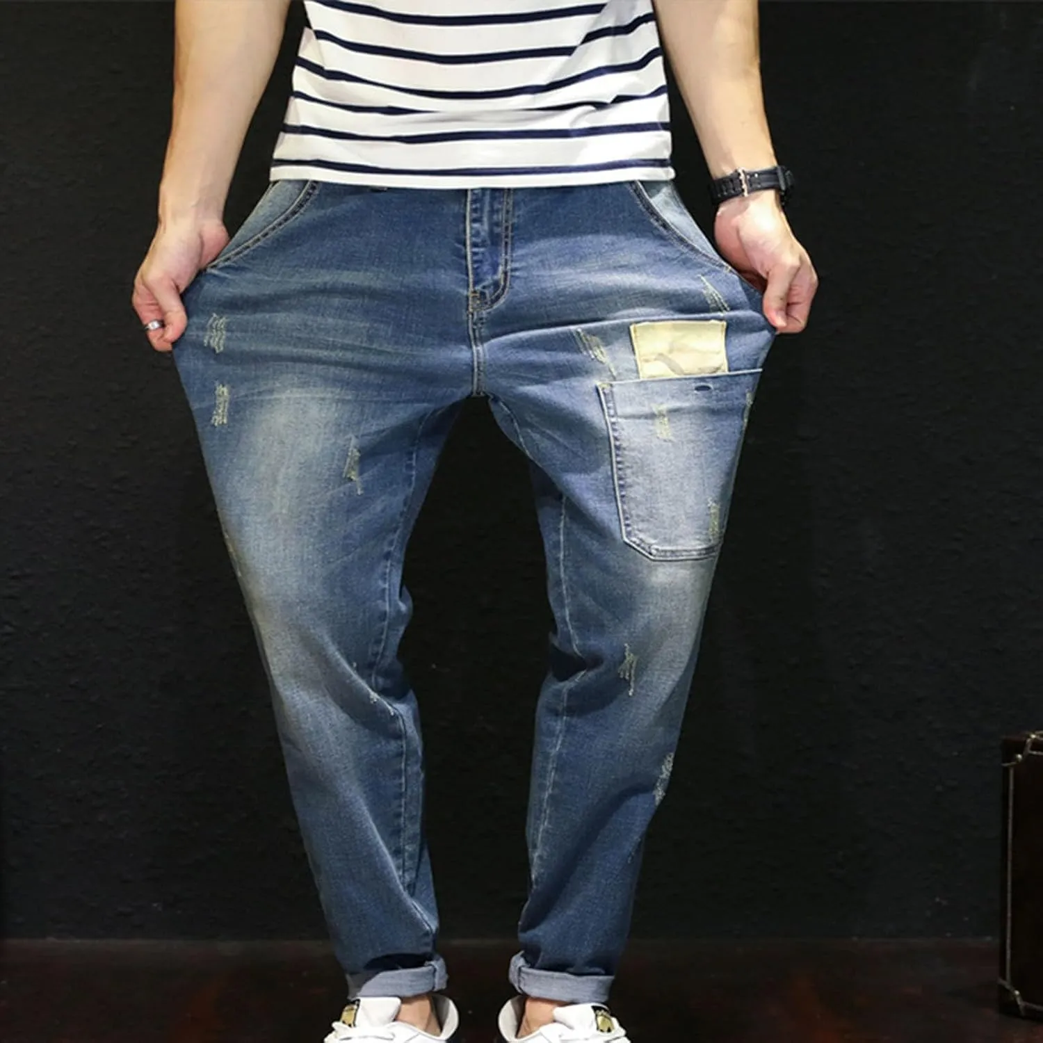 GIERIDUC Men's Traditional Plaid Chino Pants Men's Cargo Pants Relaxed Fit White Basketball Leggings Mens Sweatpants Pockets