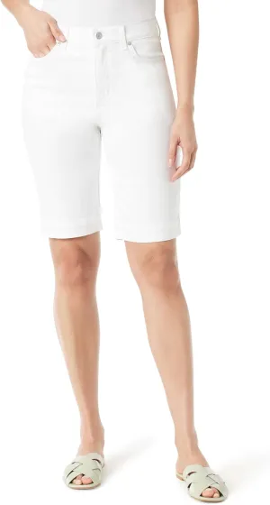 Gloria Vanderbilt Women's Amanda Bermuda High Rise Short Petite