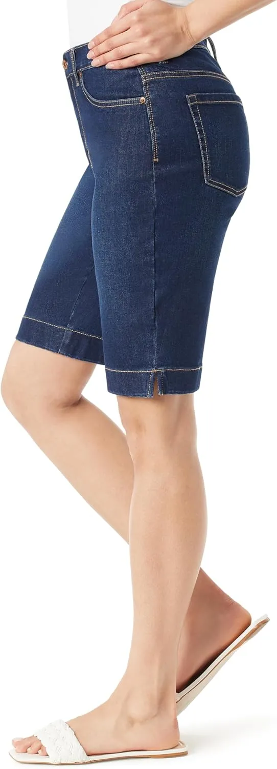 Gloria Vanderbilt Women's Amanda Bermuda High Rise Short Standard