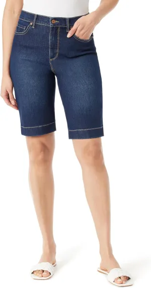 Gloria Vanderbilt Women's Amanda Bermuda High Rise Short Standard