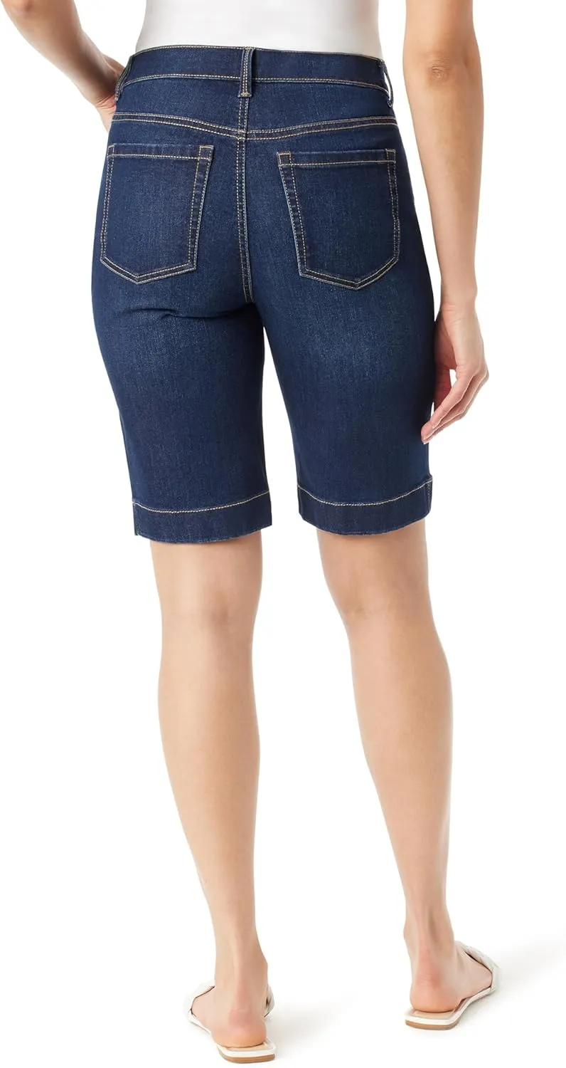 Gloria Vanderbilt Women's Amanda Bermuda High Rise Short Standard