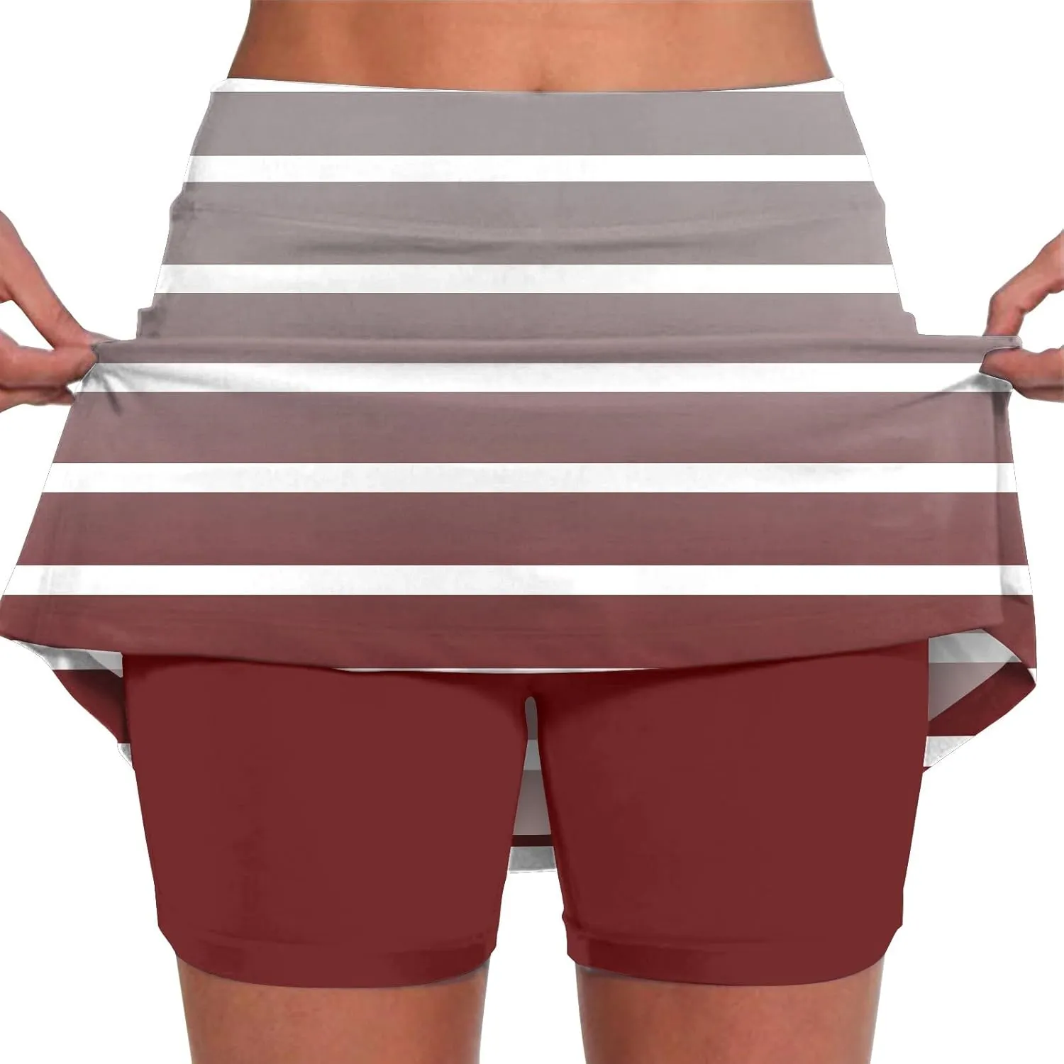Golf Skirts for Women and Tennis Pants with Pockets High Waisted Running Casual Athletic Skorts Built-in Shorts