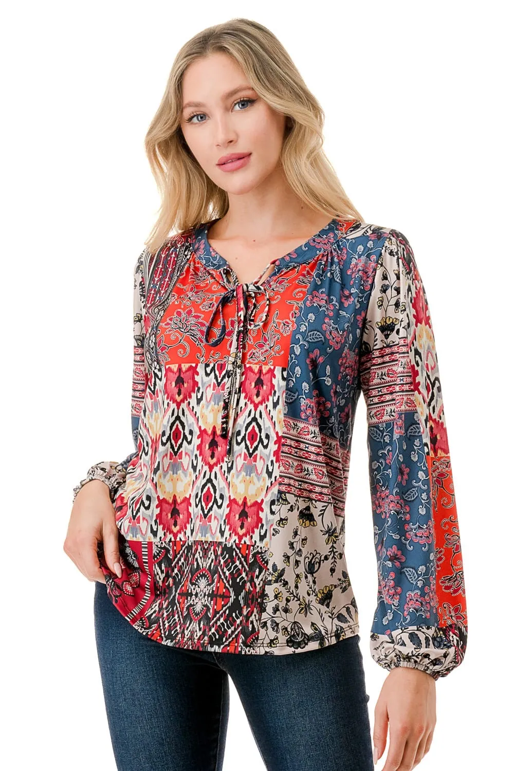 Gypsy Boho Front Tie Top