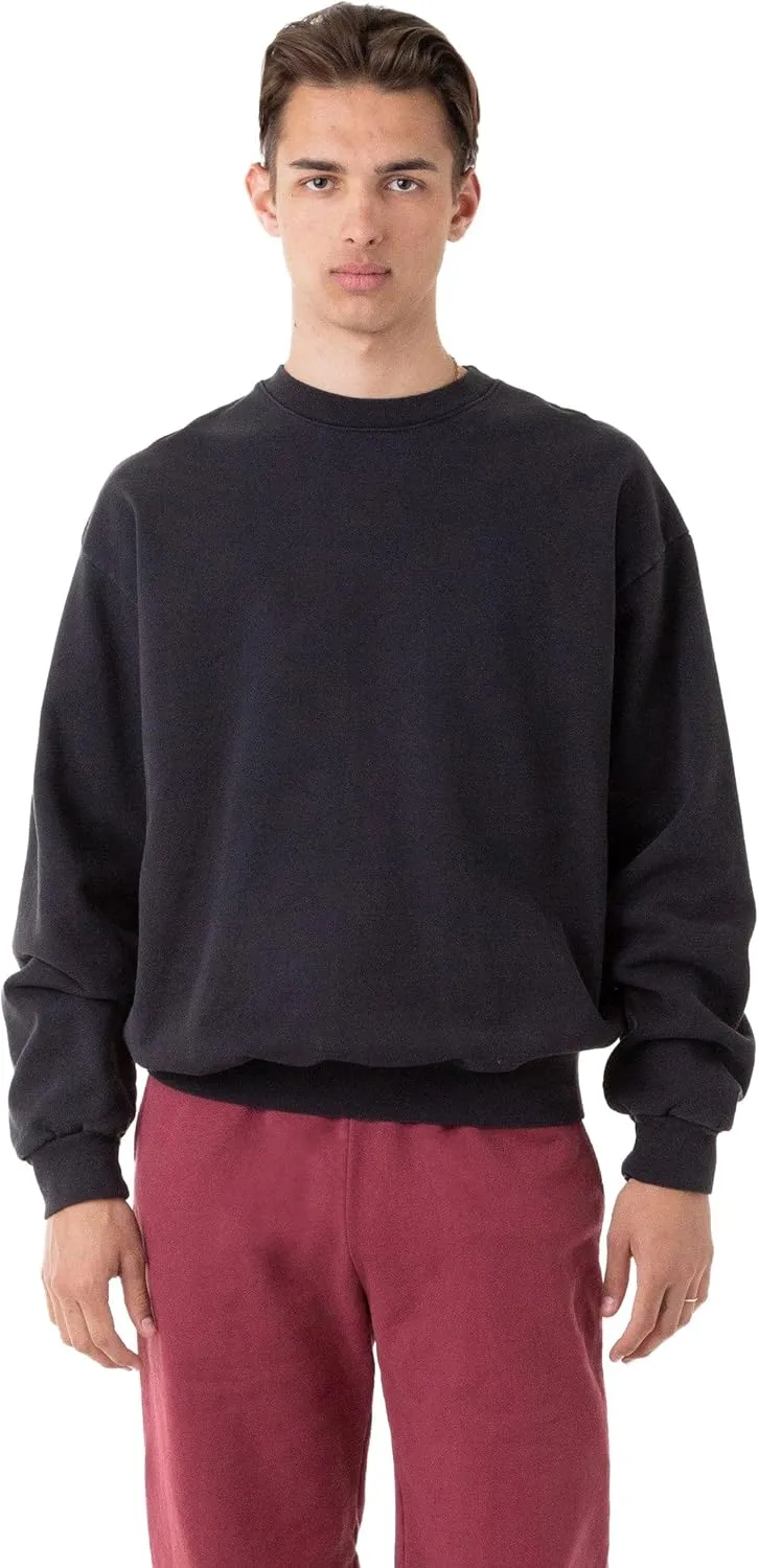 HF07 Heavy Fleece Crewneck Sweater (Garment Dye 2)  Warmth for Men & Women