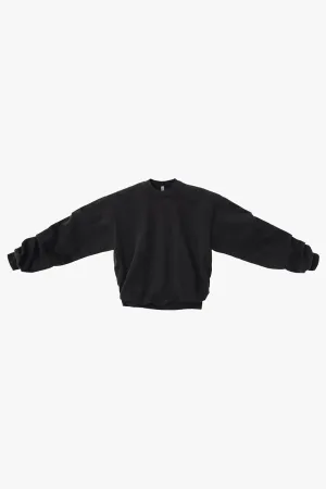 HF07 Heavy Fleece Crewneck Sweater (Garment Dye 2)  Warmth for Men & Women