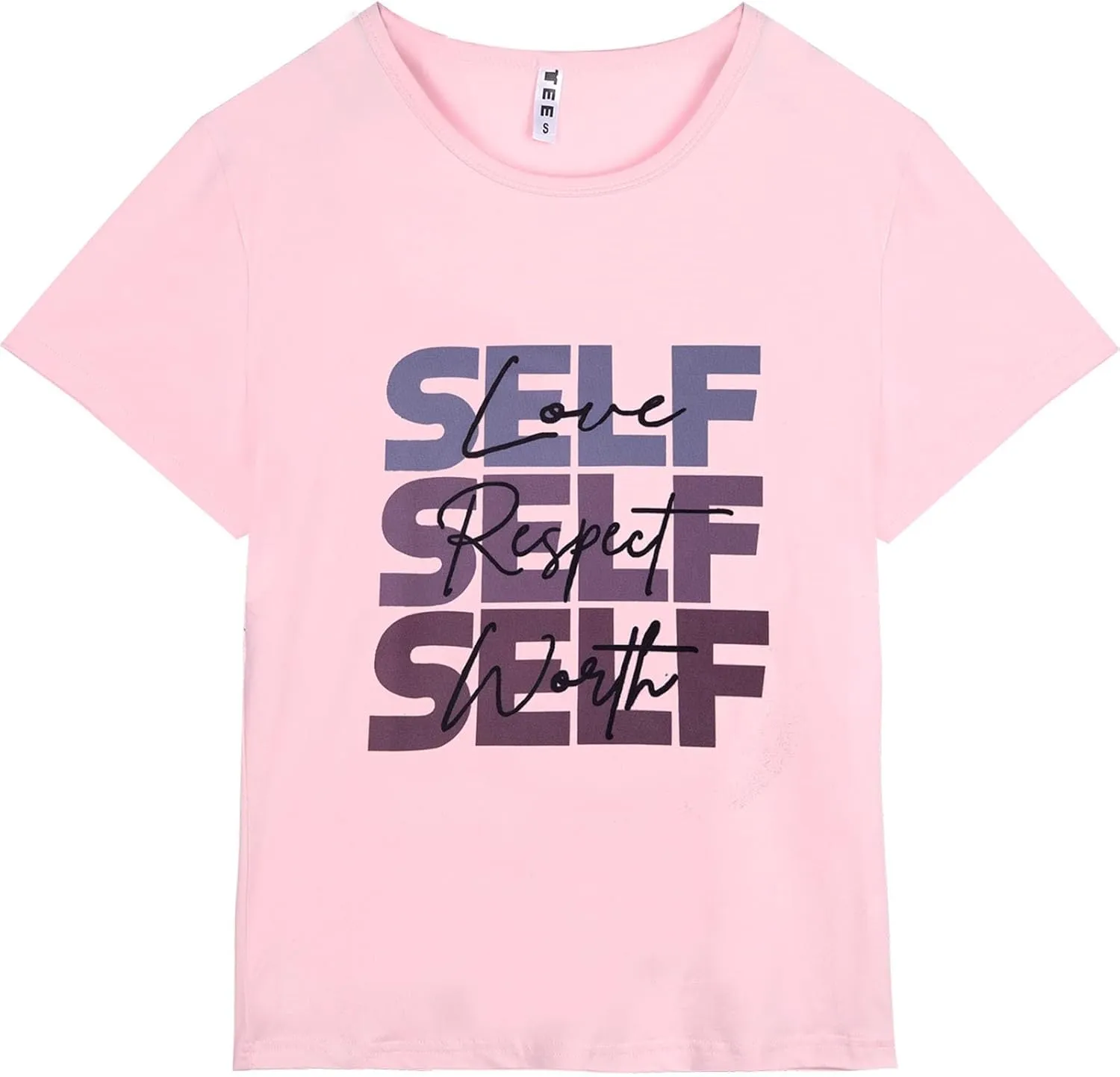 Hilinker Women's Funny Graphic Tees Casual Loose Summer Cute Tops Short Sleeve T Shirts