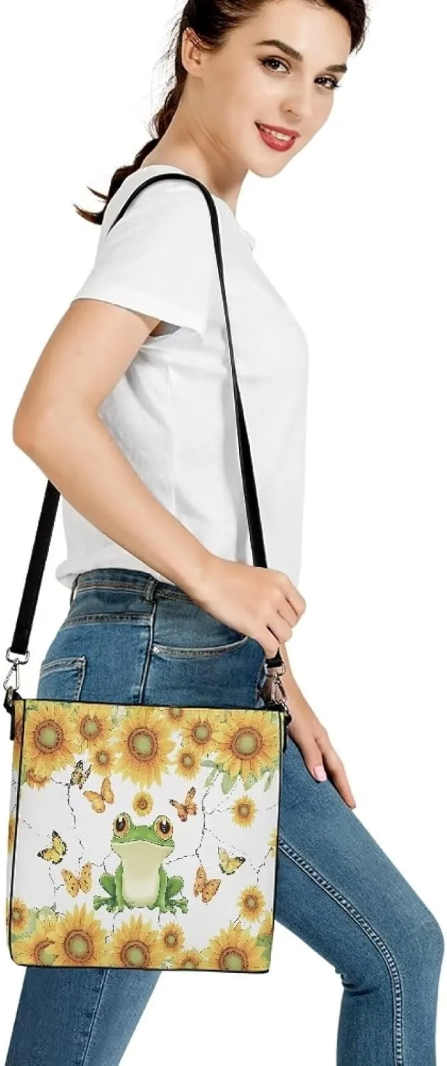 HUGS IDEA Handbags for Women's Leather Hobo Bags Shoulder Bucket Crossbody Purse