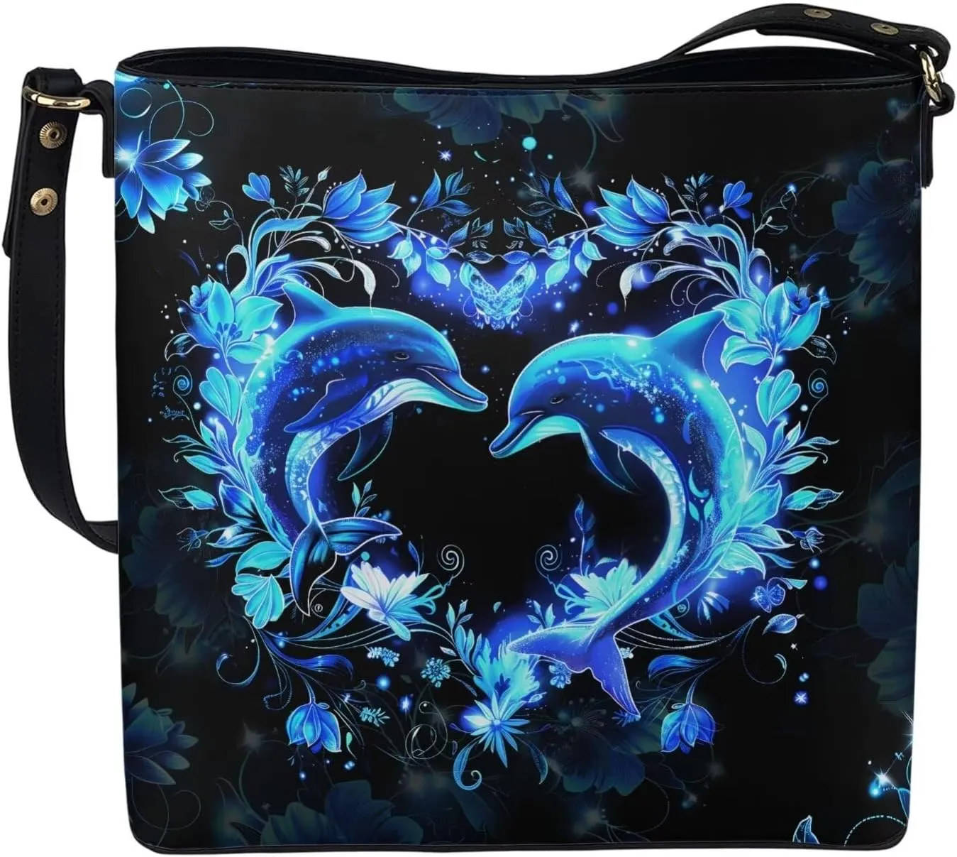 HUGS IDEA Women Bucket Bags Leather Purse Handbag Shoulder Bag for Ladies Purse Crossbody Wallet Bag