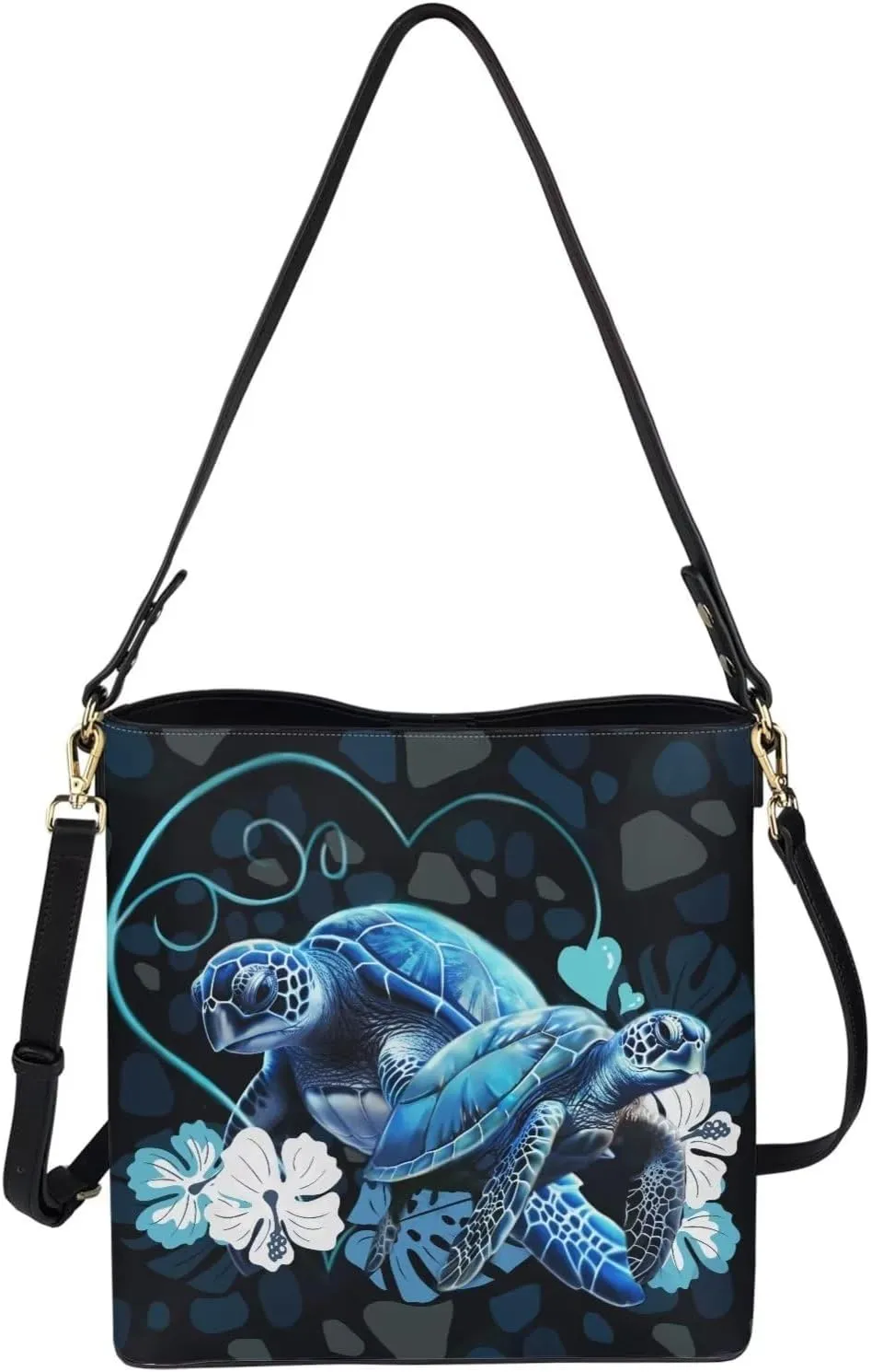 HUGS IDEA Women Bucket Bags Leather Purse Handbag Shoulder Bag for Ladies Purse Crossbody Wallet Bag
