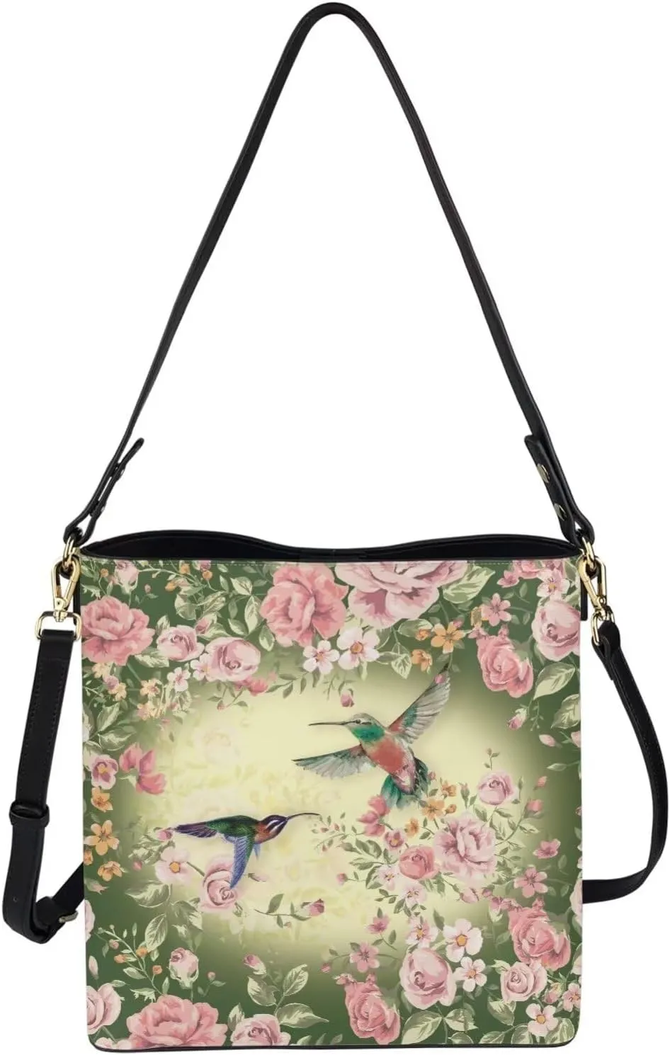HUGS IDEA Women Hobo Bucket Satchel Bag Fashion Ladies Tote Handbag Cross Body Bags Cute Shoulder Purse