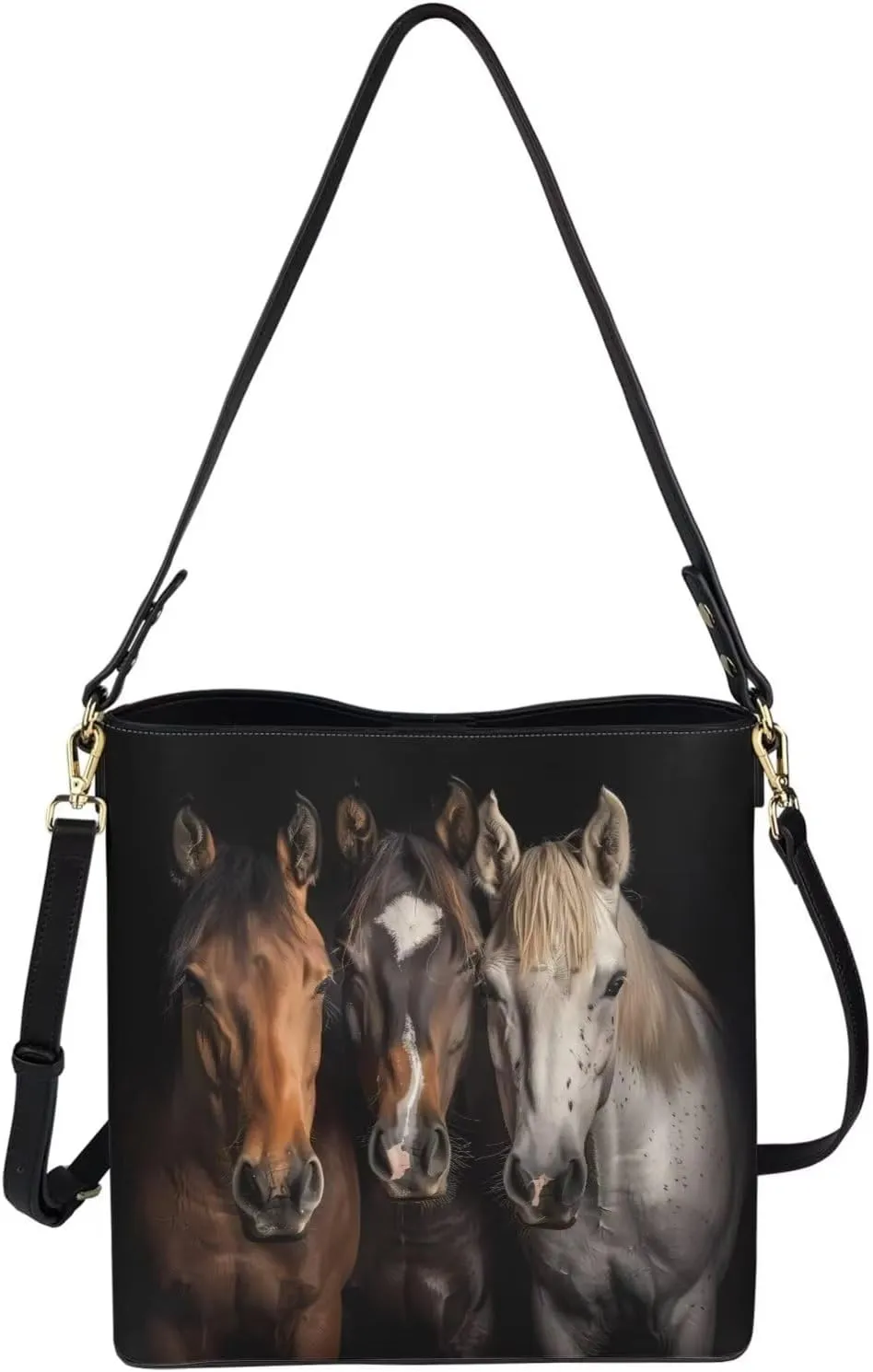 HUGS IDEA Women Hobo Bucket Satchel Bag Fashion Ladies Tote Handbag Cross Body Bags Cute Shoulder Purse