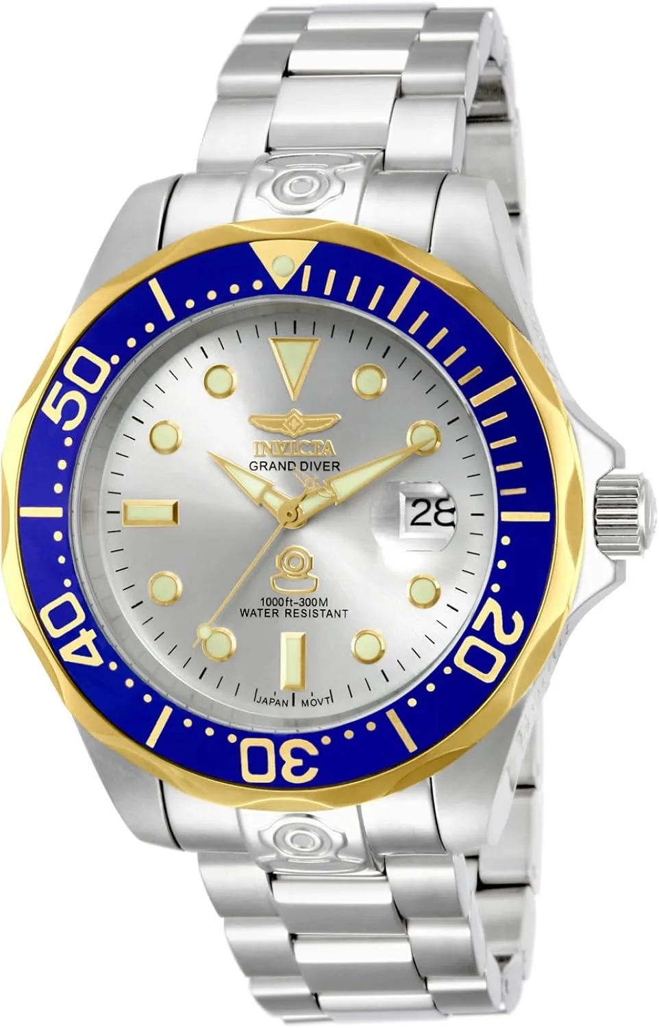 Invicta Men's 13789 Pro Diver Automatic Silver Dial Stainless Steel Watch