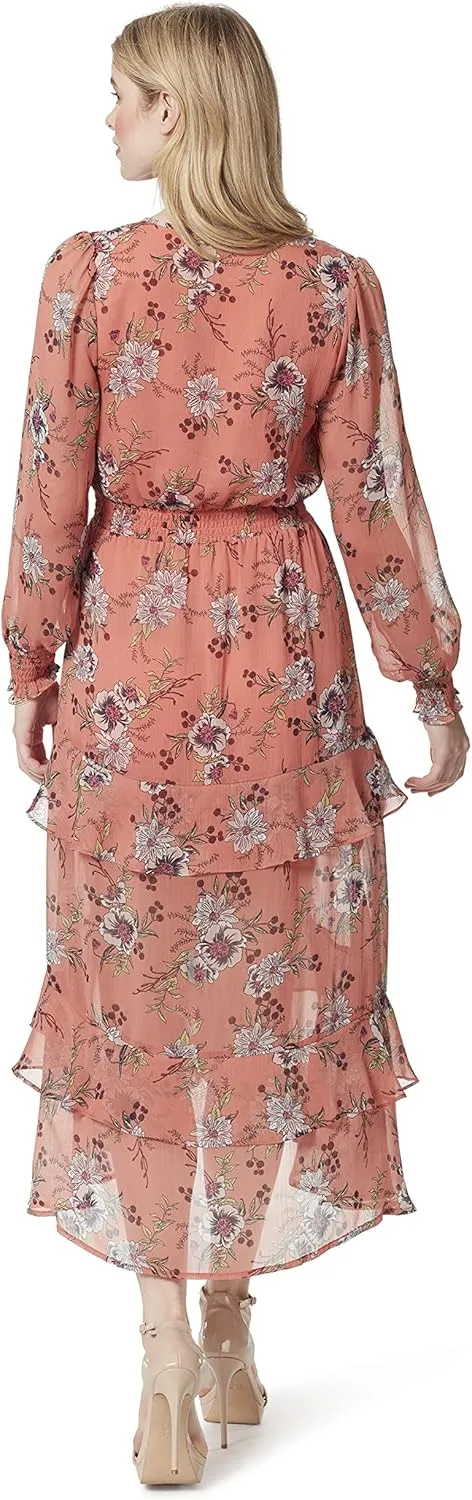 Jessica Simpson Women's Harmony Tiered Hi-lo Maxi Dress