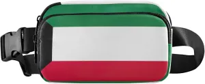Kuwait Flag Waterproof Women Fanny Packs Belt Bag Hip Pack Bright Waist Pouches for Men