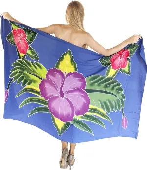 LA LEELA Women's Sarong Wrap Swimwear Cover up Wraps