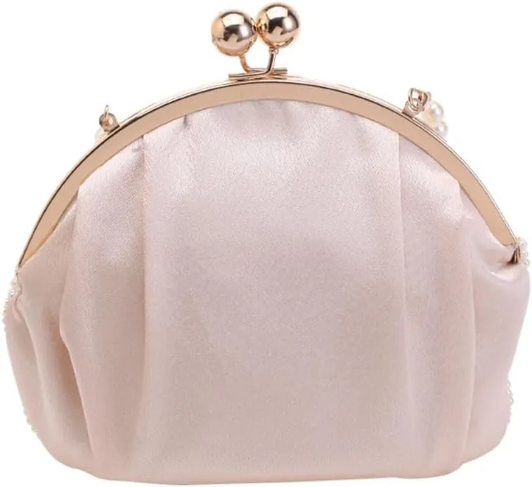 Ladies Handbag Pearl Chain Banquet Bag