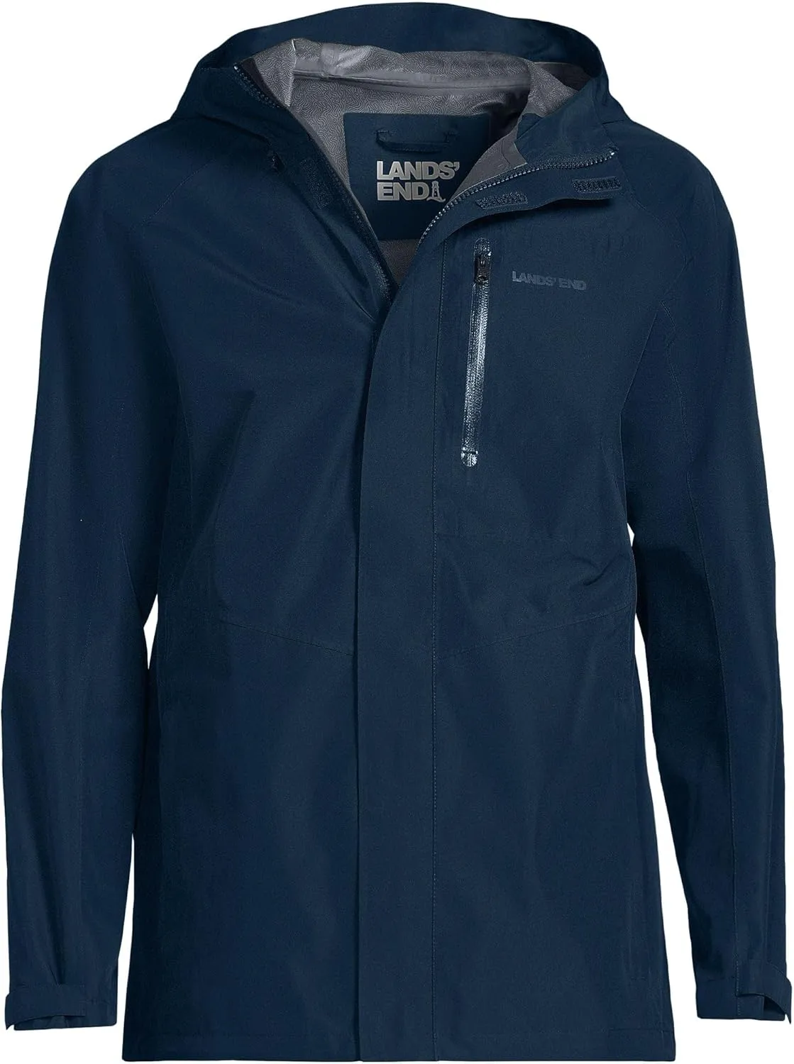 Lands' End Men's Waterproof Rain Jacket
