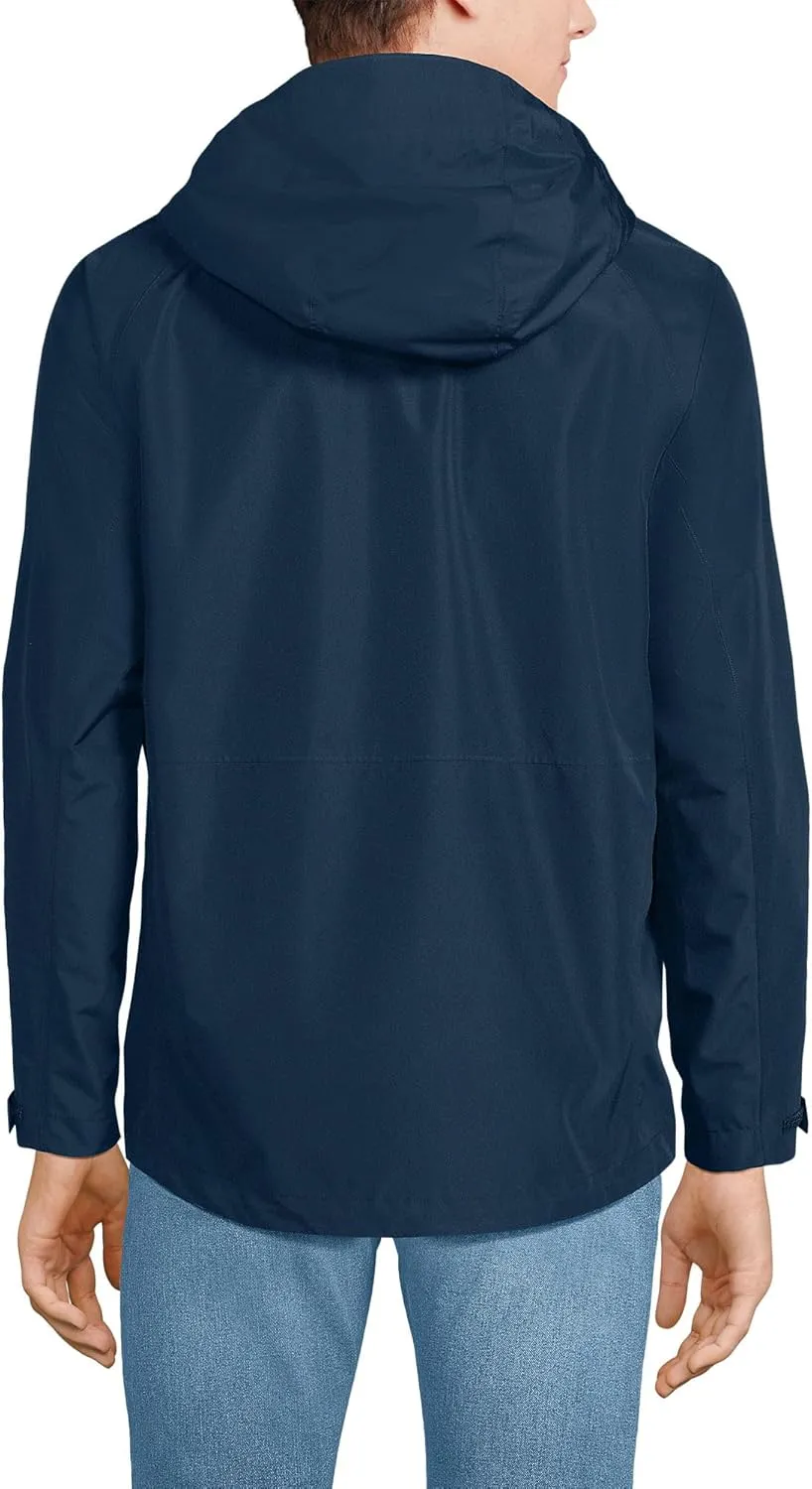 Lands' End Men's Waterproof Rain Jacket