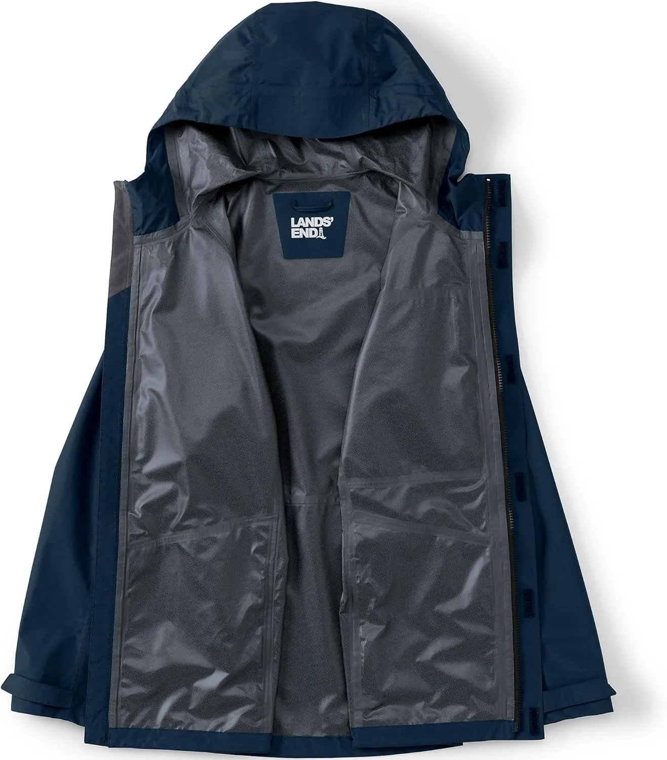 Lands' End Men's Waterproof Rain Jacket