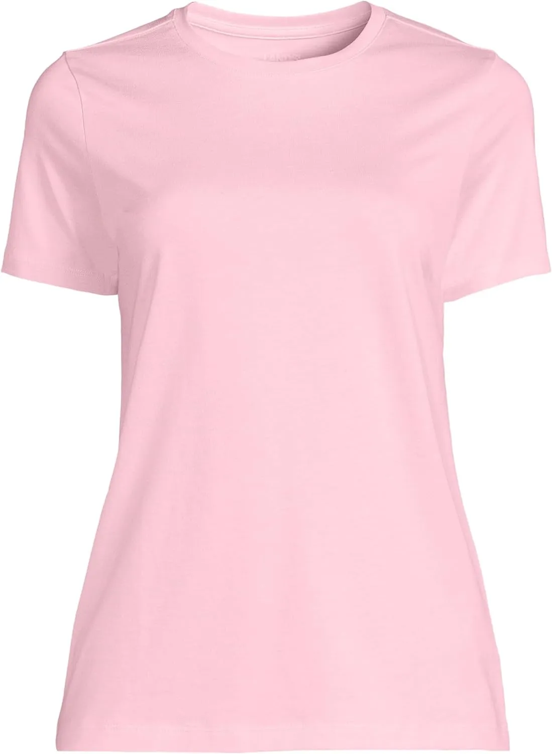 Lands' End Women's Relaxed American-Grown Supima Cotton Crew Neck T-Shirt