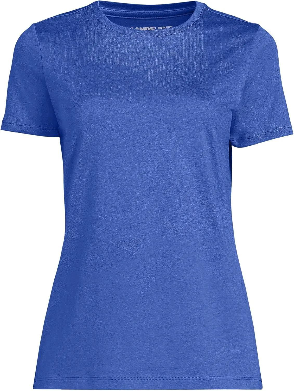 Lands' End Women's Relaxed American-Grown Supima Cotton Crew Neck T-Shirt