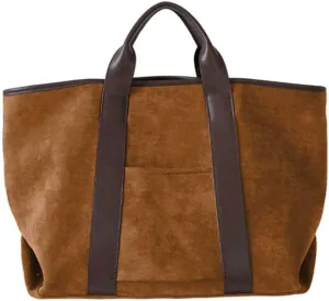 Large Capacity Suede Hobo Bag for Women | Vintage Slouchy Purse | Stylish Commute Satchel