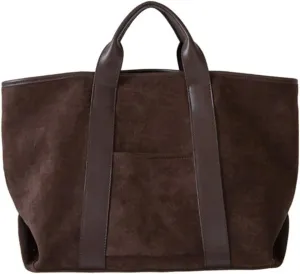 Large Capacity Suede Hobo Bag for Women | Vintage Slouchy Purse | Stylish Commute Satchel