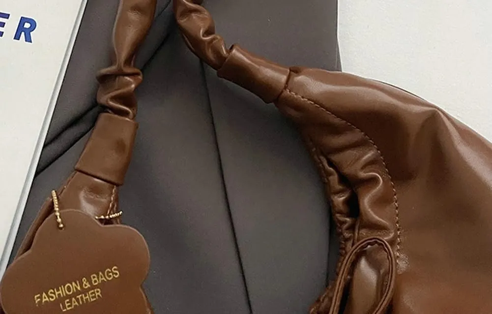Leather Hobo Bags for Women Elegant Shoulder Bag Handbags Satchel Work Purses 2025