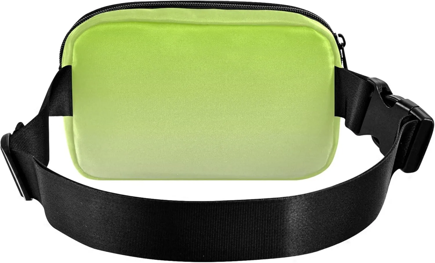 Lemon Green Floral White Gradient Women Fanny Packs Waterproof Belt Bags Hip Pack Cute Cross Body Waist Pack