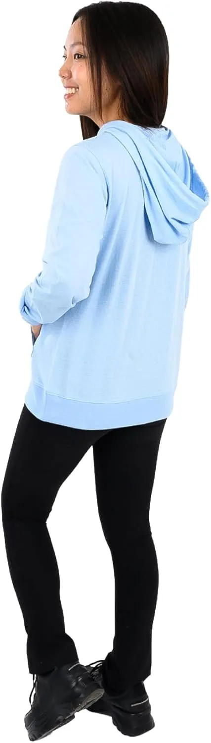 Lightweight Hoodies for Women, Zip Up Hoodie  Soft Jersey Long Sleeve, Hooded Sweatshirt
