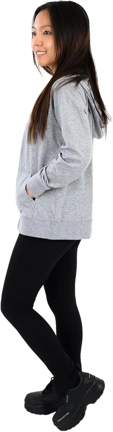 Lightweight Hoodies for Women, Zip Up Hoodie  Soft Jersey Long Sleeve, Hooded Sweatshirt