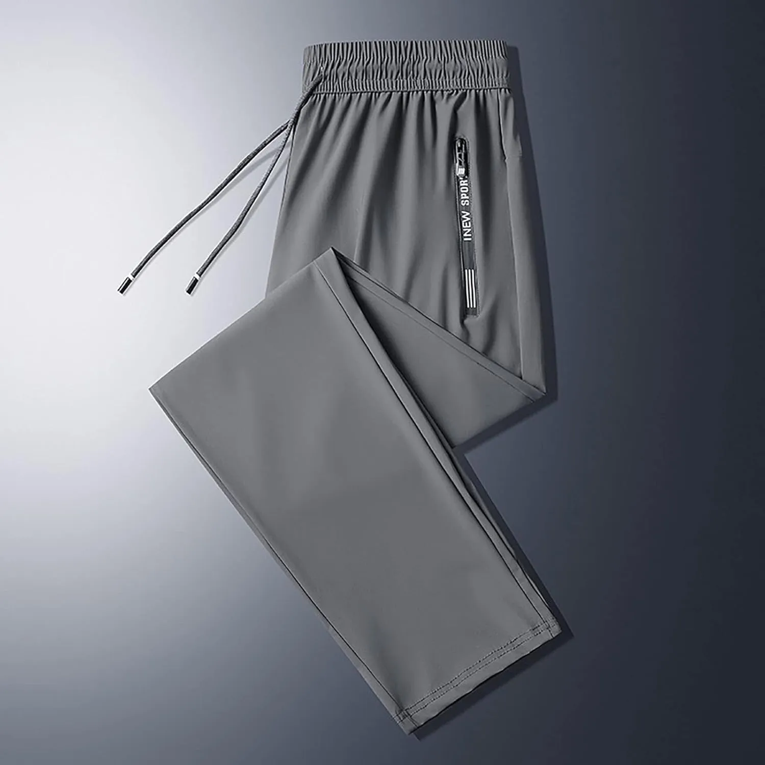 Litetao Mens Golf Pants Stretch Relaxed Fit Quick Drying Sweatpants Casual Stretch Drawstring Sports Pant with Pockets
