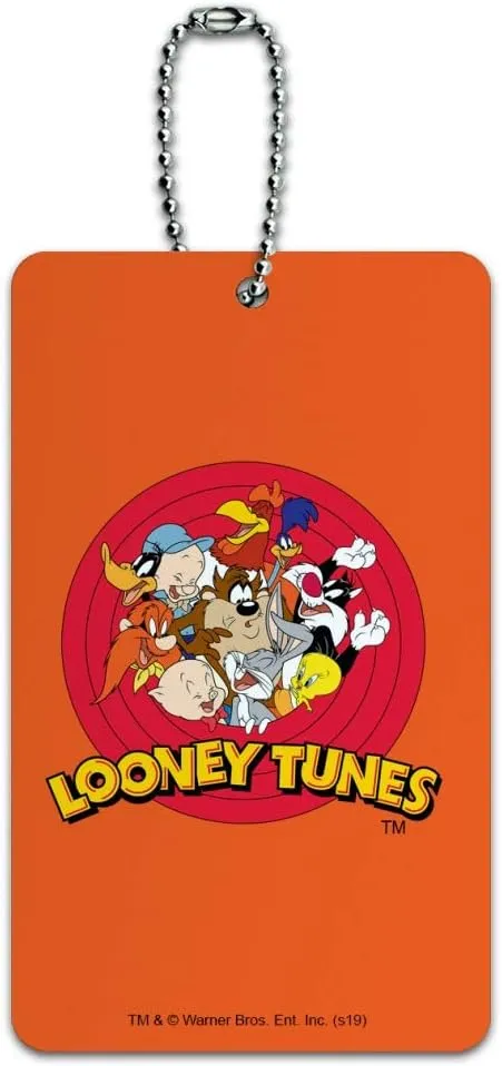 Looney Tunes Group Luggage Card Suitcase Carry-On ID Tag