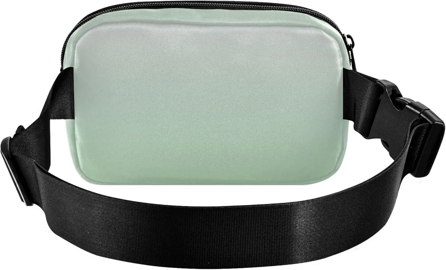 Magnolia Celadon Green Gradient Waterproof Fanny Pack for Women Large Hip Belt Bag Designer Travel Waist Bag