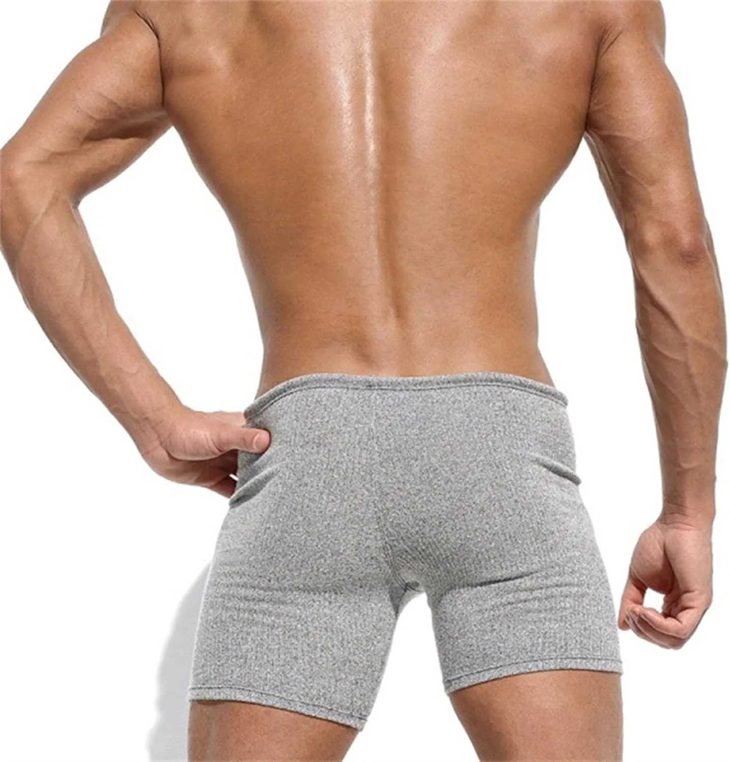 Maiyifu-GJ Men's Casual Running Athletic Shorts Cotton Gym Workout Jogger Shorts Elastic Waist Drawstring Summer Short Pants