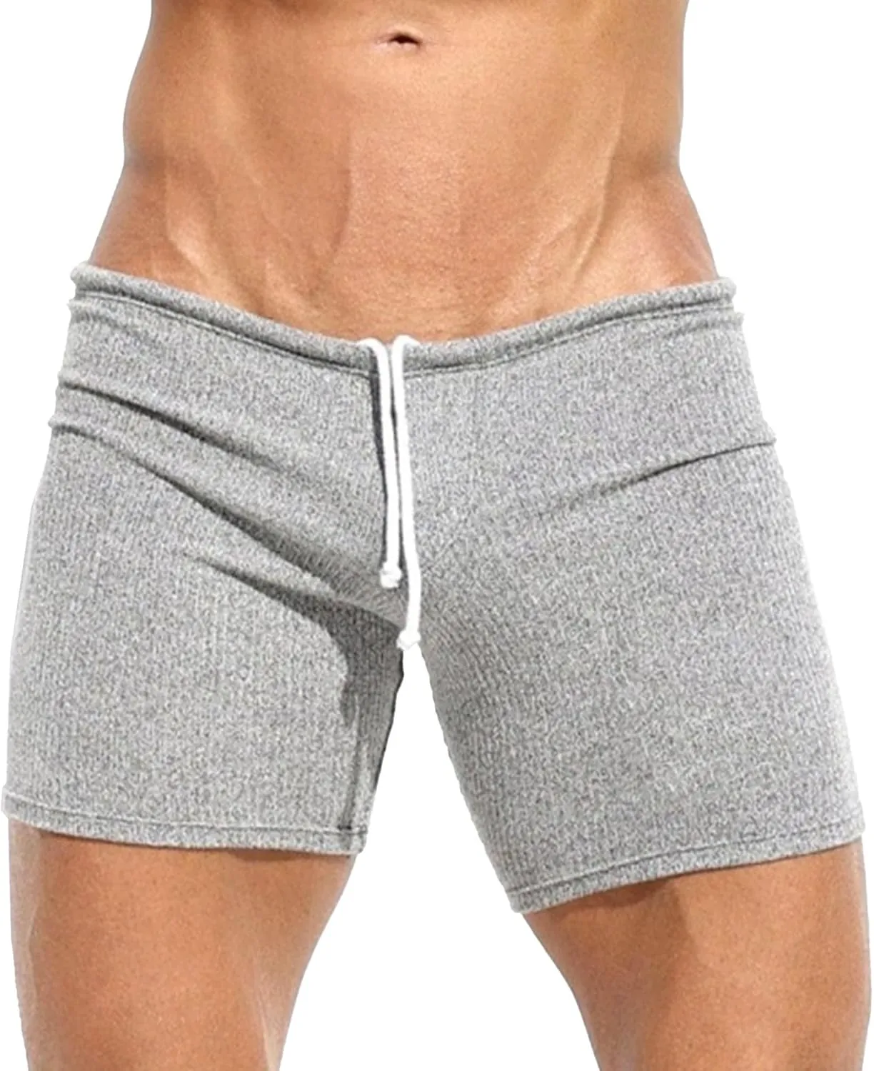 Maiyifu-GJ Men's Casual Running Athletic Shorts Cotton Gym Workout Jogger Shorts Elastic Waist Drawstring Summer Short Pants