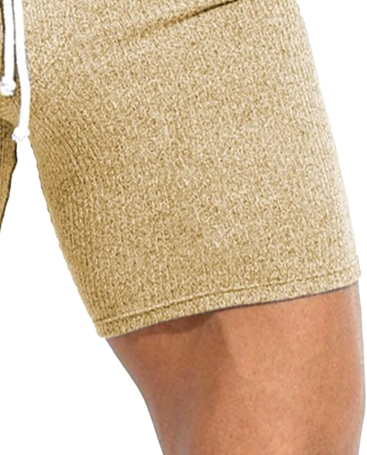 Maiyifu-GJ Men's Casual Running Athletic Shorts Cotton Gym Workout Jogger Shorts Elastic Waist Drawstring Summer Short Pants