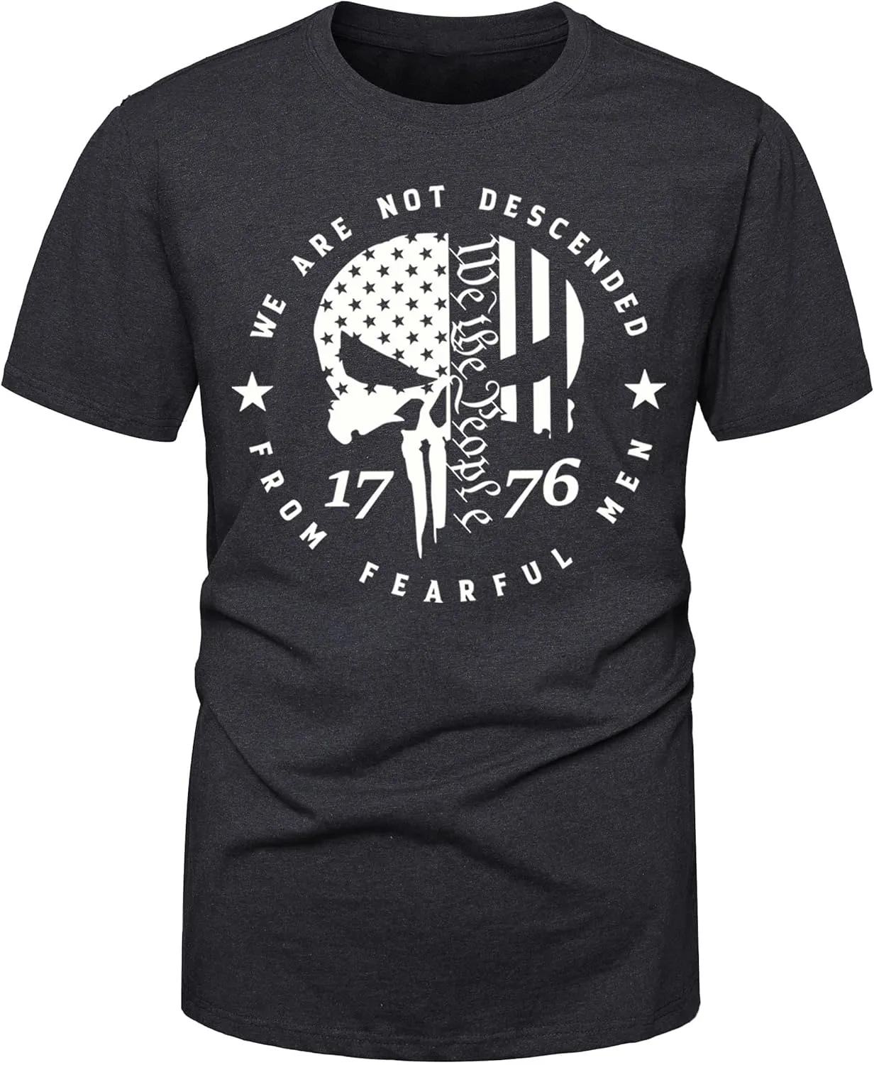 Mens 4th of July Shirts American Flag Patriotic Short Sleeve T-Shirt