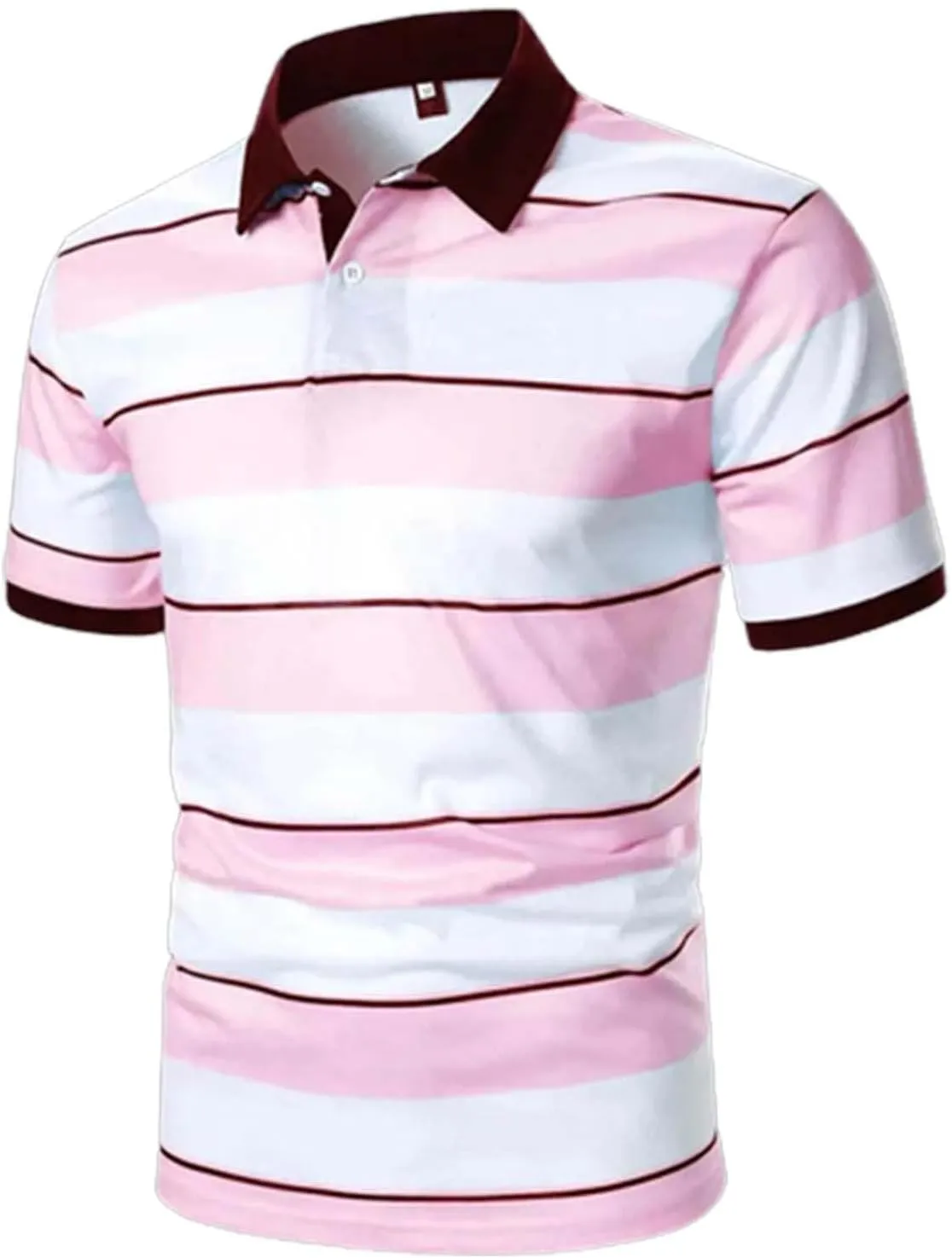 Mens Big and Tall Polo ShirtsStriped ShirtsBlack Work Shirts for MenWhite Shirts for Men Adult
