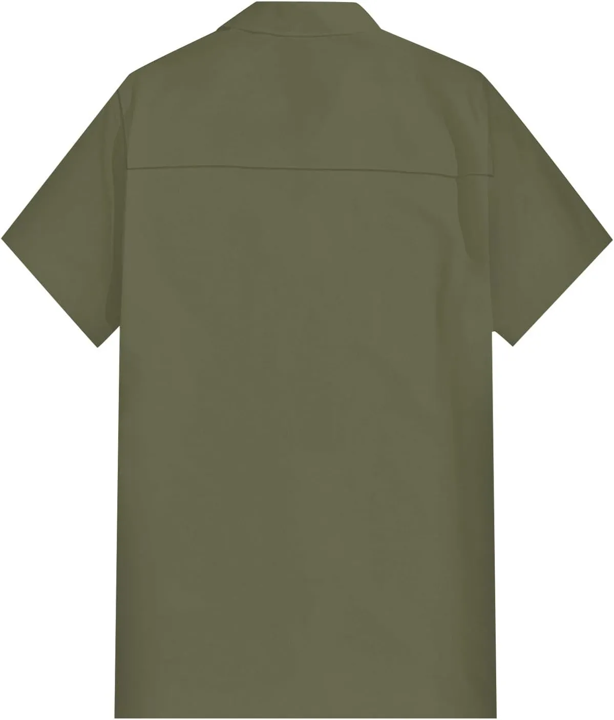 Men's Button Down Shirts Solid Color Hawaiian Beach Shirt Short Sleeve Summer Dress Tops Casual Shirts, M-4XL
