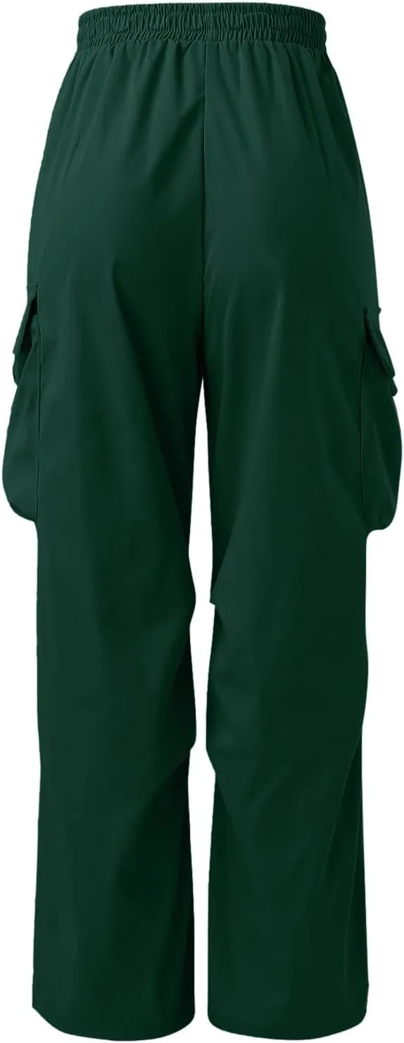 Men's Cargo Pants Casual Stretch Elasticated Waist Pant Combat Work Pant with Pockets