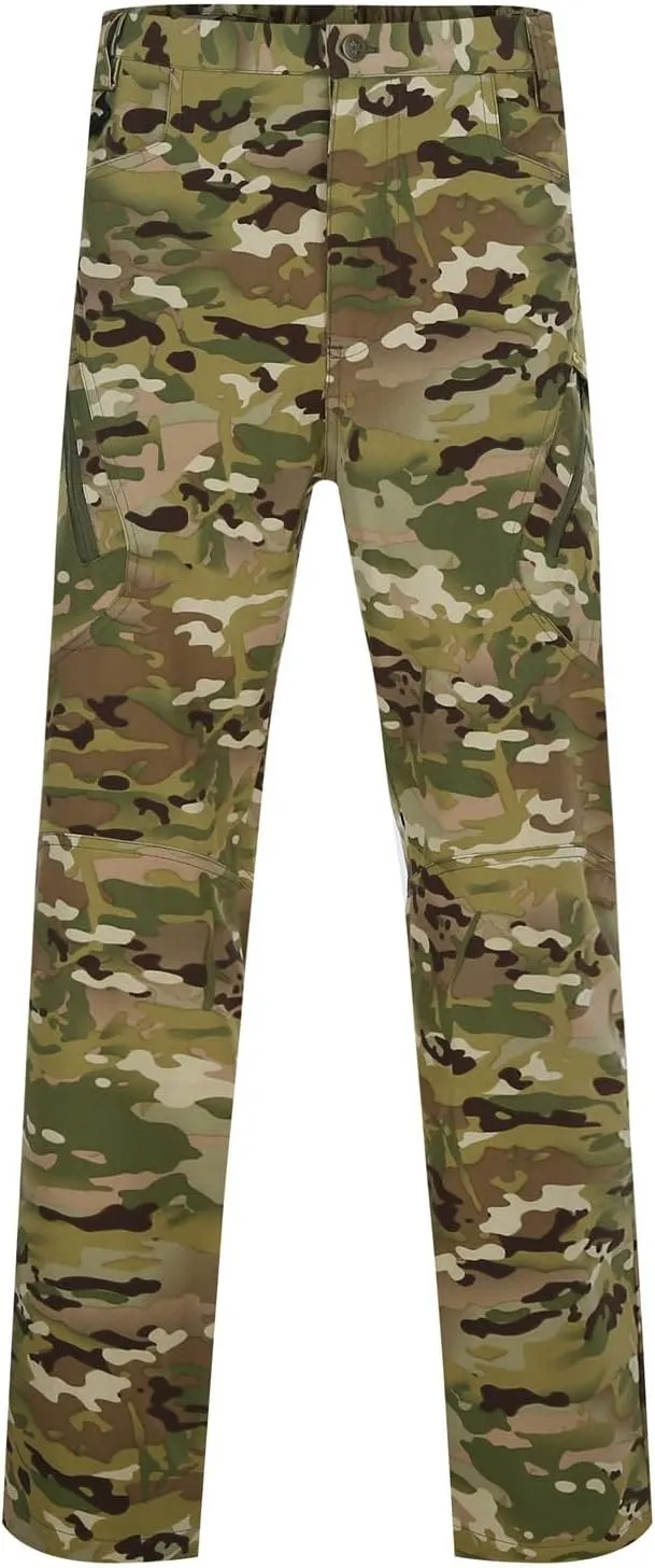 Mens Cargo Pants Tactical Training Jogger Relaxed Fit Sport Pant 2024 Summer Long Trousers with Pockets